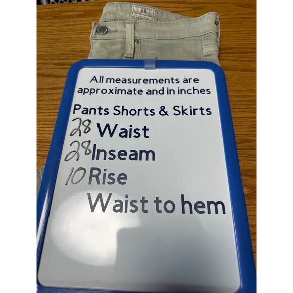 AG Adriano Goldschmied Farrah Ankle Seamless High-Rise Skinny Jeans Size 27R - Picture 12 of 12